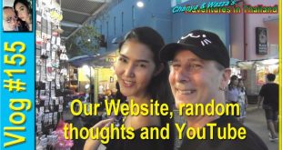 Vlog 155 – Our Website, random thoughts and YouTube