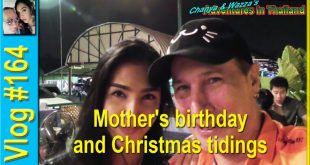 Vlog 164 – Mother’s birthday and Christmas tidings