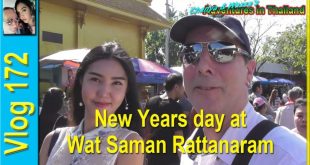 New Years day at Wat Saman Rattanaram