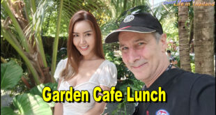 Our lunch at a garden café | Salon update | The good life!