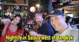 Nightlife in Salaya west of Bangkok