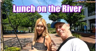 Riverside Lunch in Thailand – Great Food, Calm Vibes & High Water!